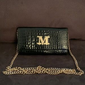 MaxMara gold chain crossbody bag (chain can be removed)